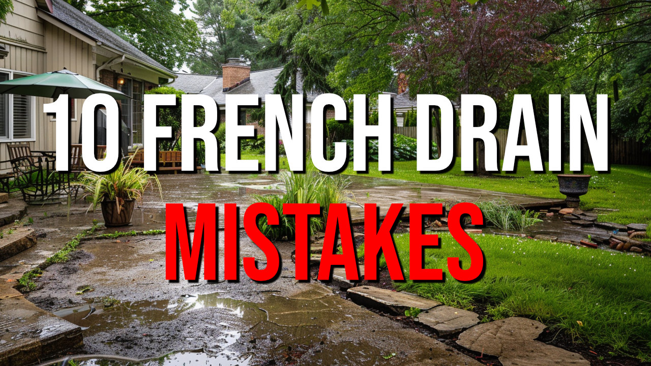 french drain mistakes