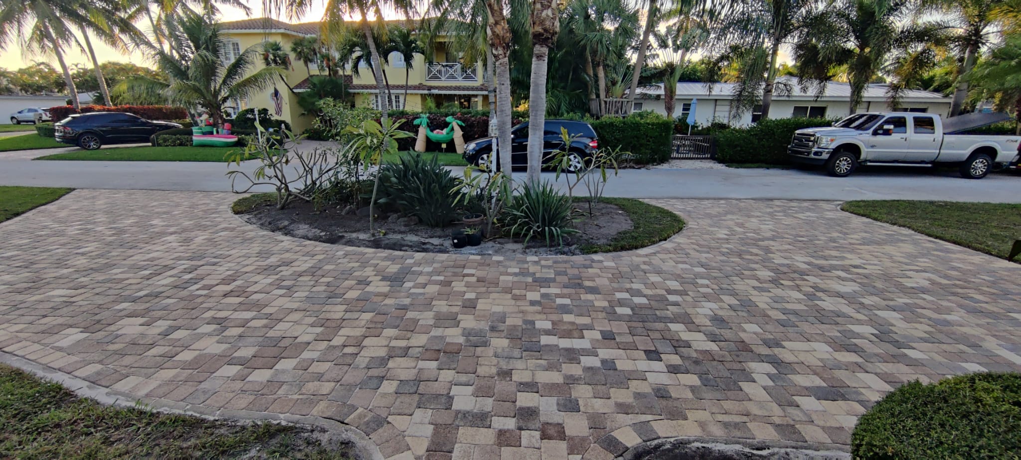 modern driveway pavers