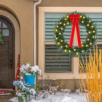 exterior christmas wreaths