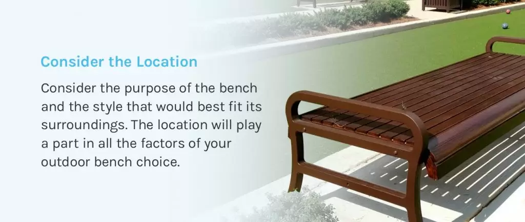 exterior wood benches