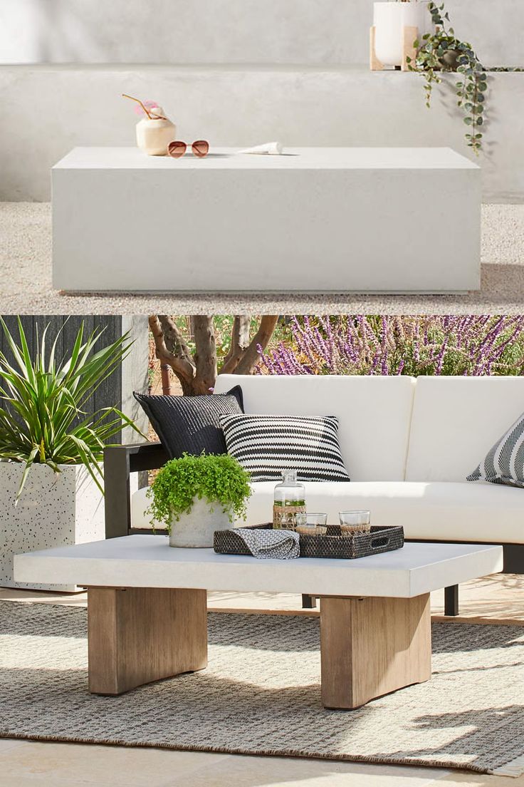 exterior coffee table