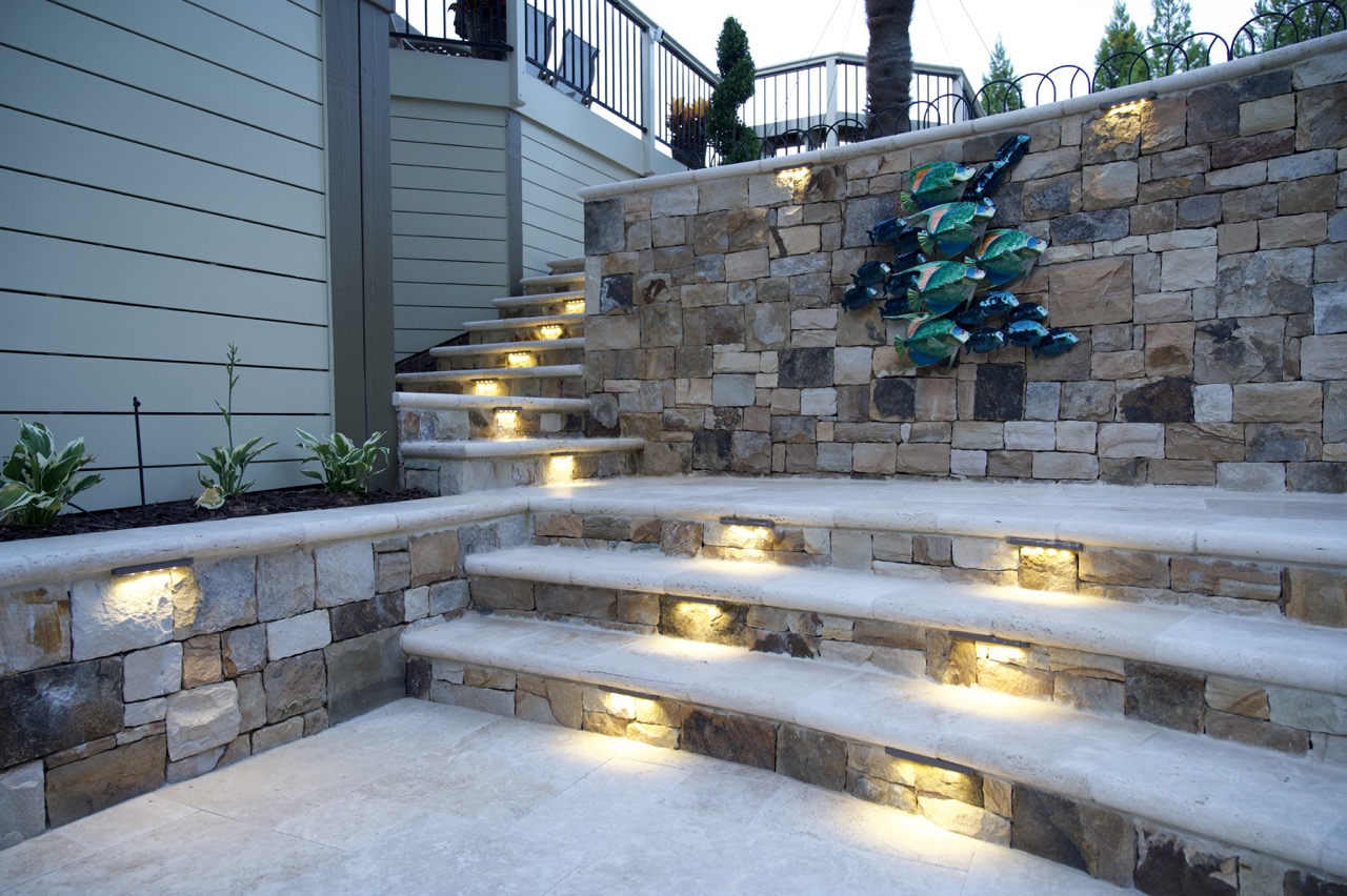 exterior step light