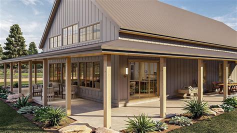 Unveiling the Wonder of Barndominiums with Wrap-Around Porches 11 th 3