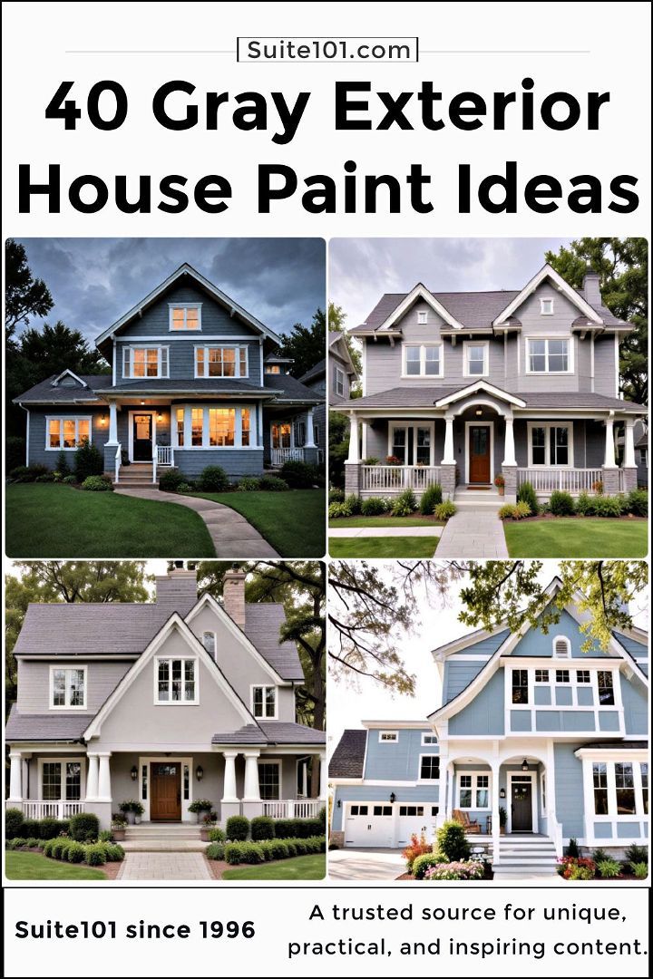 grey exterior house paint ideas