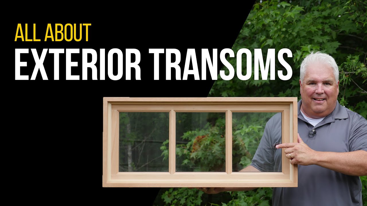 transom exterior windows