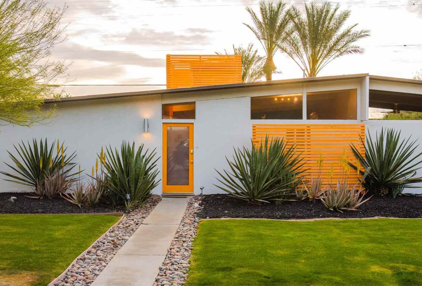 mid century exterior