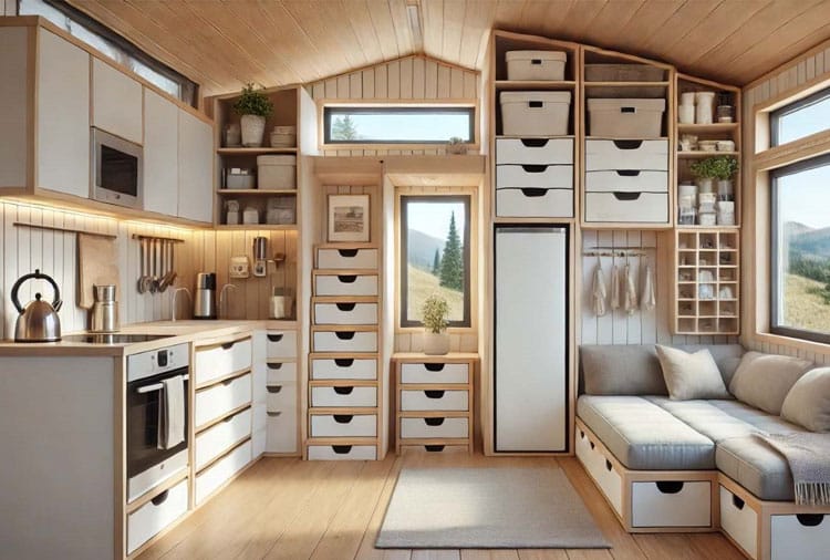 7 clever tiny house storage solutions and organization ideas